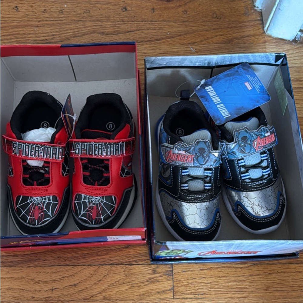 Marvel Spider-Man and Avengers Kids Sneakers